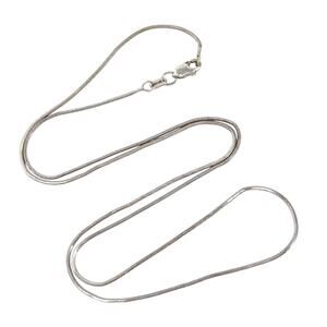 Vintage Mexico MD28V Sterling Silver 925 Snake Chain Necklace 20"